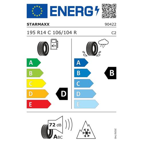 Starmaxx Guma 195r14c prowin st960 106/104r tl starmaxx kombi i pol. zimske gume slika 2