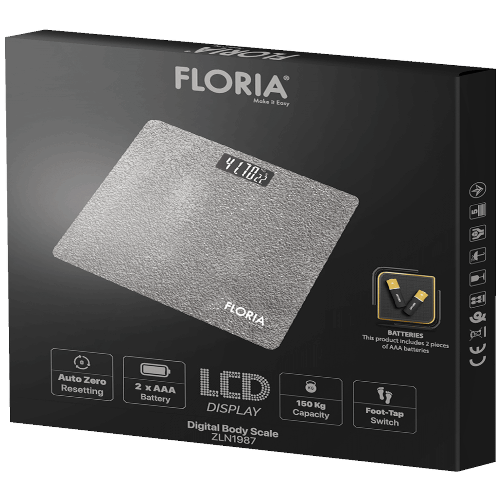 Floria Digitalna vaga, do 150 kg - ZLN1987 slika 2