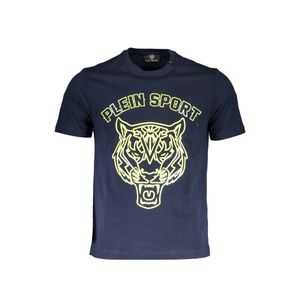 PLEIN SPORT MEN'S SHORT SLEEVE T-SHIRT BLUE