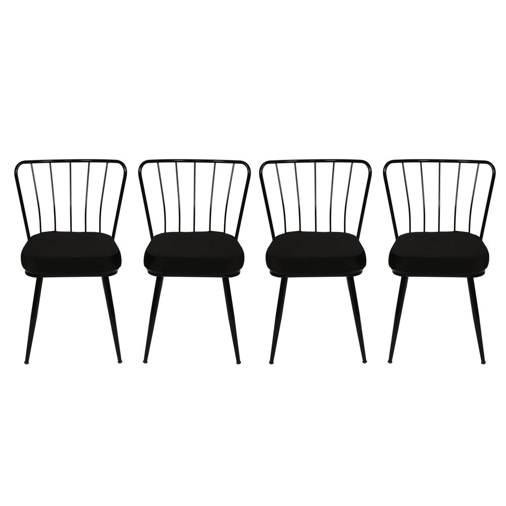 Yıldız 943 V4 Crna Stolica Set (4 Komada) slika 2