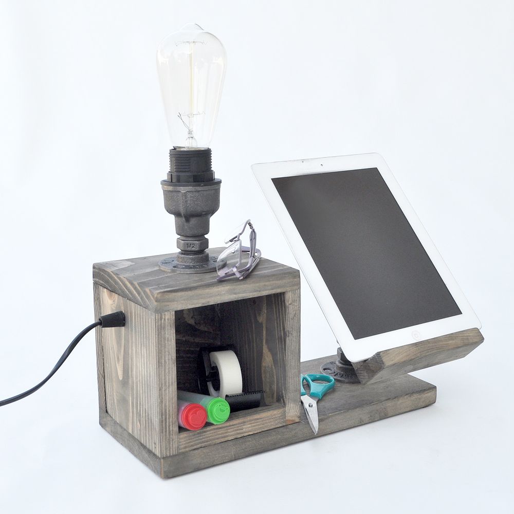 Crna Stolna Lampa Pp078 slika 2