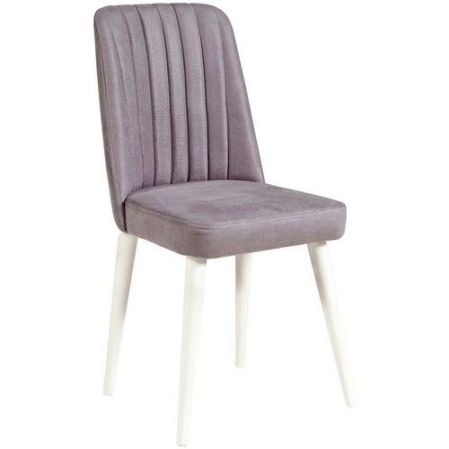 Woody Fashion Set stolova i stolica (6 komada), Bijela boja Sivo, Santiago 0701 - 2 B slika 7