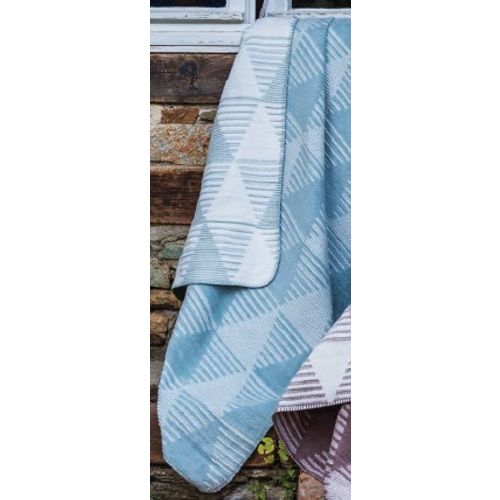 Ćebe ECO BLANKET 150x200 - EDK23403a - Triangle Blue slika 1