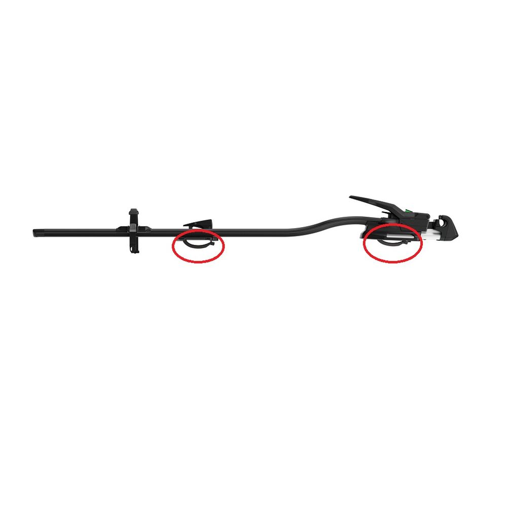 Thule FastRide &amp; TopRide Around-the-bar Adapter 889-9 adapter za čeličnu šipku slika 4