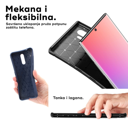 Torbica Defender Carbon za Samsung A556B Galaxy A55 5G crna slika 4