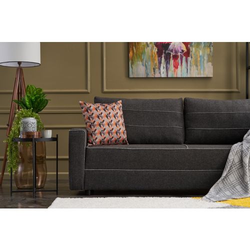 Ece - Anthracite Anthracite 3-Seat Sofa-Bed slika 5