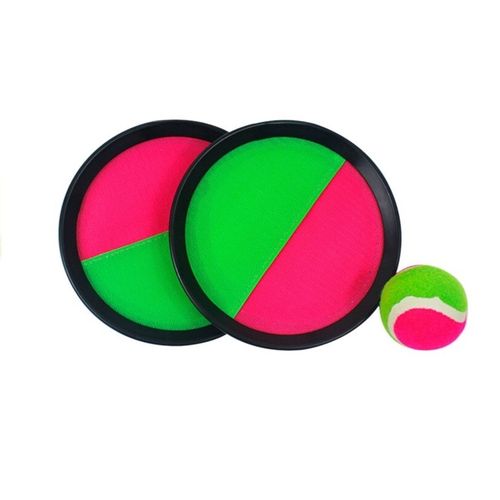 Igra hvatanja loptice s čičkom zeleno - roza slika 4
