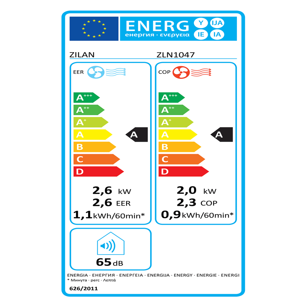 Zilan Prijenosni klima uređaj, 9000Btu, 3u1, 1010W, WiFi - ZLN1047 slika 6