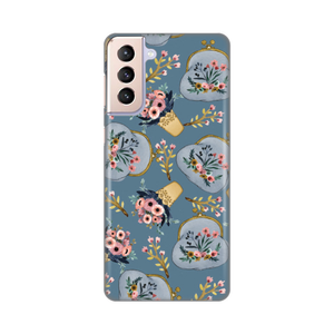 Torbica Silikonska Print za Samsung G996B Galaxy S21 Plus Retro Blue