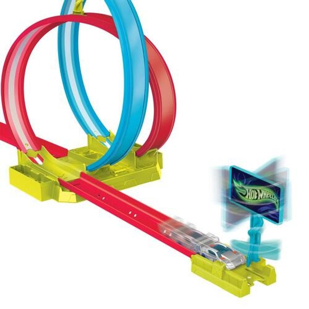 Hot Wheels Neon Speeders Laser Stunt Slamway slika 2