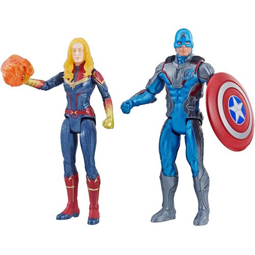 Marvel Avengers Captain America and Captain Marvel set figures slika 1