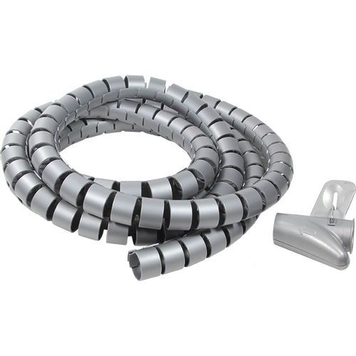 LogiLink spiralni držač za kablove 2.5m x 25mm srebrni slika 1