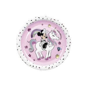 Papirni tanjiri Minnie Metallic Disney 23 cm, 8 komada