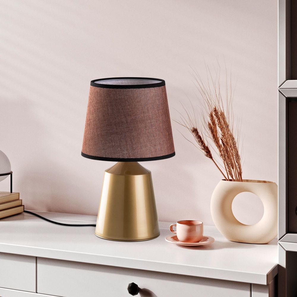 Lampa za sto Drop - 15495 Zlatno-Smeđa slika 1