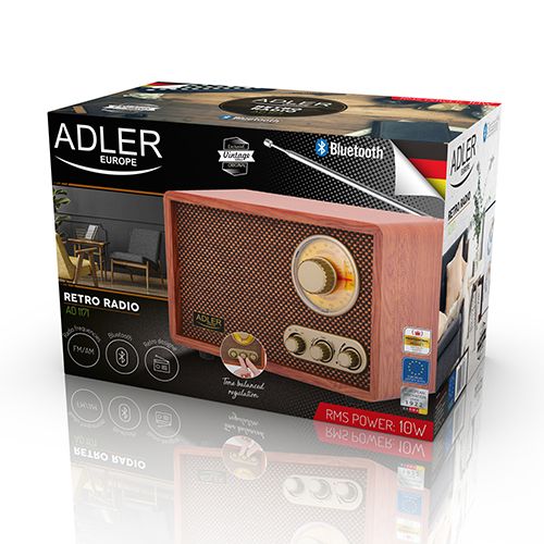 Adler retro Bluetooth radio slika 5