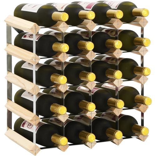 Stalak za vino za 20 boca od masivne borovine slika 6