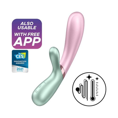 Satisfyer Hot Lover Vibrator Green and Beige slika 16