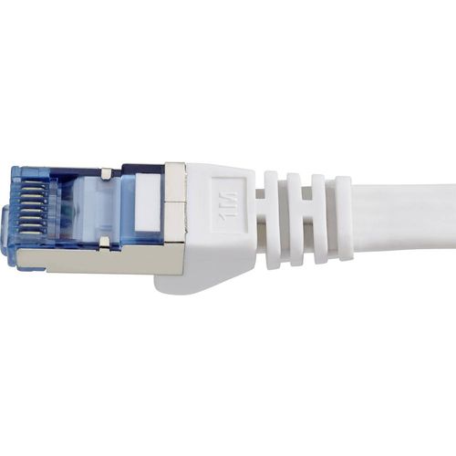 Renkforce RF-4149840 RJ45 mrežni kabel, Patch kabel cat 6a U/FTP 1.00 m siva visokofleksibilan, sa zaštitom za nosić, vatrostalan 1 St. slika 2