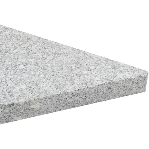 Postolje za suncobran granitno 15 kg trokutasto sivo slika 5