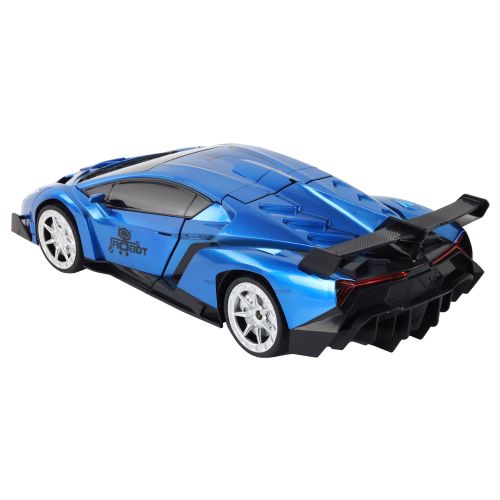 Auto na daljinsko upravljanje Robot Transformation R/C 1:10 - plavi slika 3