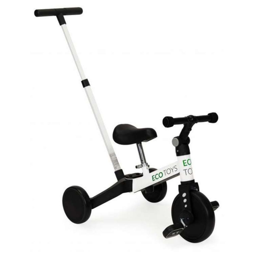 Eco Toys Tricikl 2U1, White slika 1
