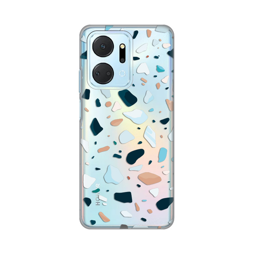 Torbica Silikonska Print Skin za Honor X7a Terazzo Pattern slika 1