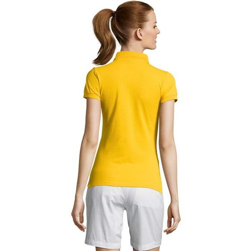 PASSION ženska polo majica sa kratkim rukavima - Žuta, L  slika 4