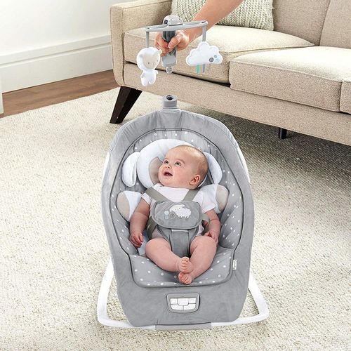 Kids II ingenuity ležaljka rocking seat - cuddle lamb 12118 slika 5