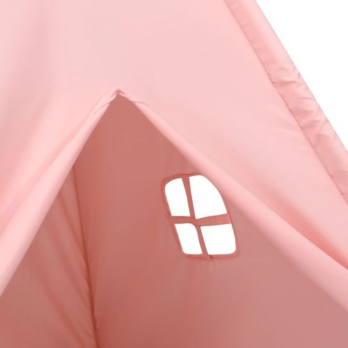 Dječji šator tipi od breskvine kore ružičasti 120x120x150 cm slika 22