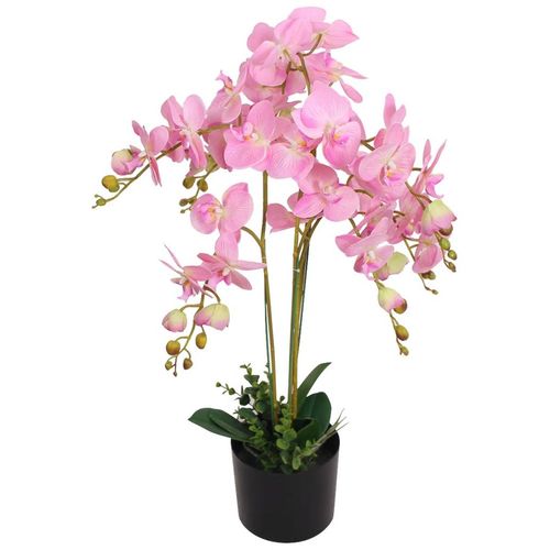 Umjetna orhideja s posudom 75 cm ružičasta slika 3