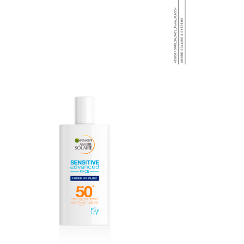 Garnier Ambre Solaire fluid za lice za zaštitu od sunca SPF50+ 40ml slika 2