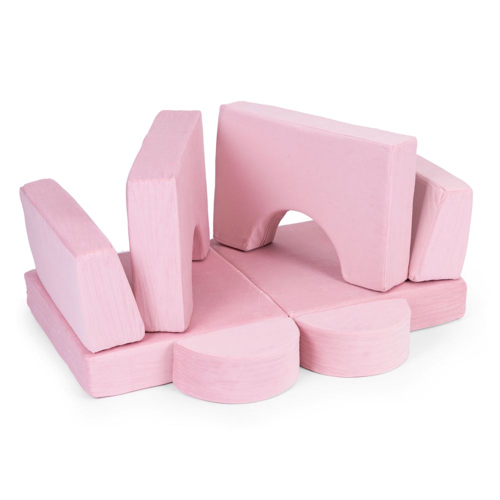 Ecotoys DIY modularna sofa sa 8 jastuka - pink slika 4