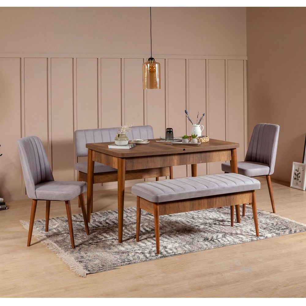 Vina Bench Soho, Orah - Elegantna Klupa za Svaki Prostor slika 2
