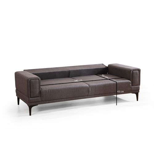 Horizon - Dark Grey Dark Grey 3-Seat Sofa-Bed slika 10