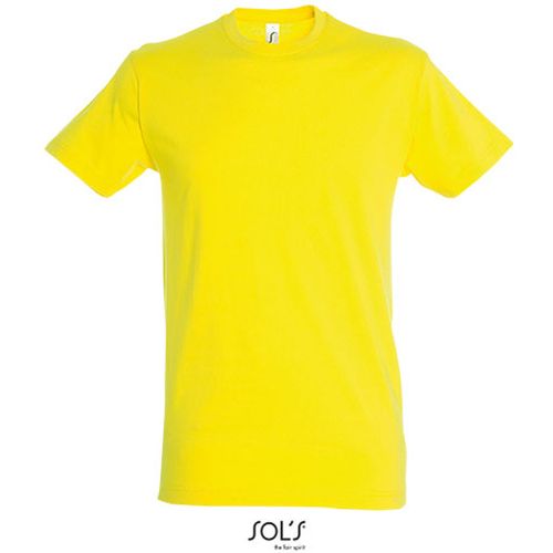 REGENT unisex majica sa kratkim rukavima - Limun žuta, L  slika 5