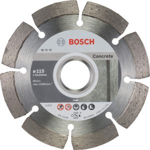 Bosch dijamantska rezna ploča Standard for Concrete 2608603239, 115 x 22,23 x 1,6 x 10 mm