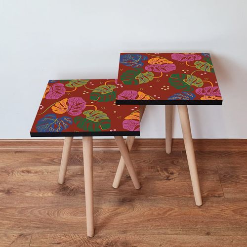 2SHP140 - Multicolor Multicolor Nesting Table (2 Pieces) slika 1