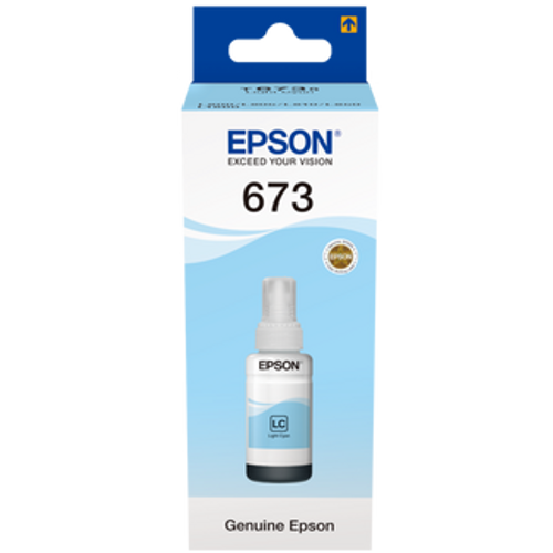Epson C13T67354A T6735 EcoTank Light Cyan ink bottle slika 1