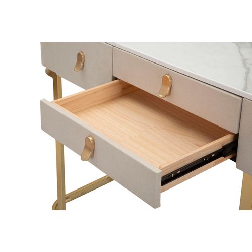 Mauro Ferretti Konzola CONSOLE 3 DRAWERS BEAUTY cm 100X40X80 slika 4