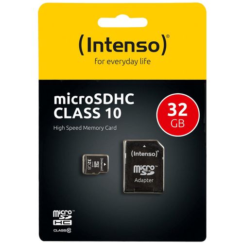 (Intenso) Micro SD Kartica 32GB Class 10 (SDHC &amp; SDXC) sa adapterom - SDHCmicro+ad-32GB/Class10 slika 1