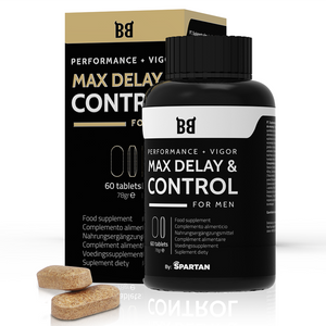 BLACKBULL BY SPARTAN - MAX DELAY &amp; CONTROL PERFORMANCE + VIGOR FOR MEN 60 TABLETS