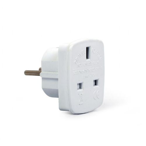 Gembird AC power adapter, UK socket to EU Schuko plug, 7.5 A slika 1