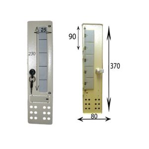 Vrata sa haustorski sandučić 370x80 mm 