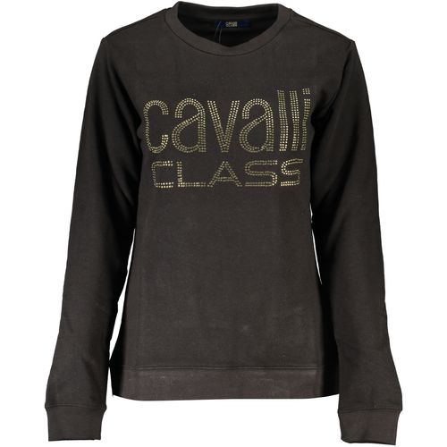 CAVALLI CLASS WOMEN'S ZIPLESS SWEATSHIRT BLACK slika 1