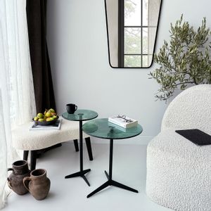 Solis - Black, Green Black
Green Side Table Set