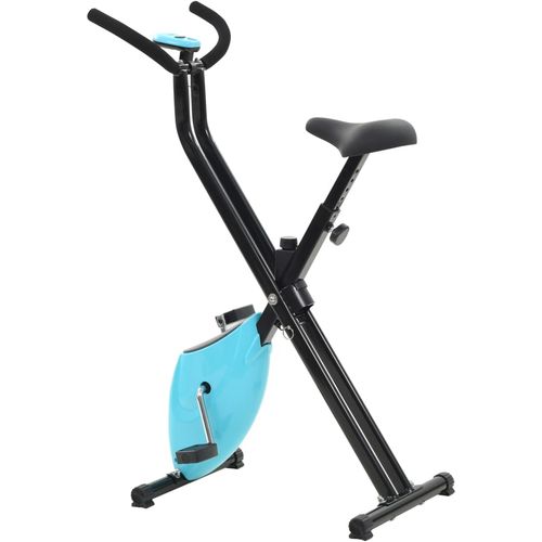 Bicikl za vježbanje X-Bike s remenom za otpor plavi slika 12