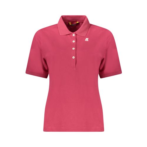 K-WAY POLO SHORT SLEEVE WOMEN PINK slika 1