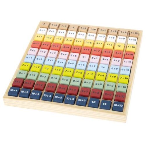Legler Drvena tablica sabiranja u boji slika 2