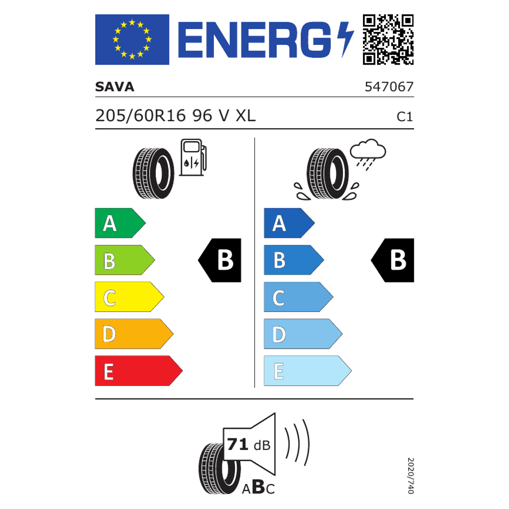 Sava Guma 205/60r16 96v intensa hp2 xl tl sava ljetne gume slika 2