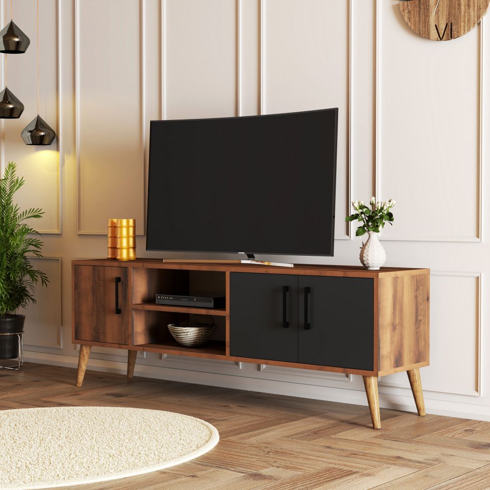 TV stalak Exxen - 1580, nijansa orah / antracit slika 2